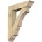 Ekena Millwork Balboa Traditional Rough Sawn Bracket w/ Offset Brace, Douglas Fir, 8"W x 32"D x 40"H BKT0806X32X40BOA01RDF - alternate 1